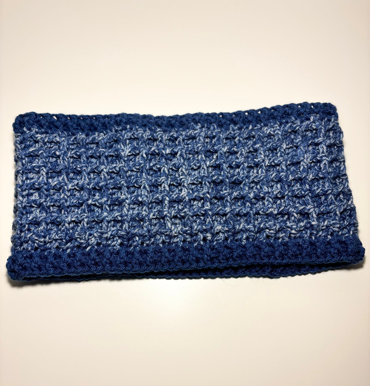 Blue Jean Waffle Set - Hat and Cowl