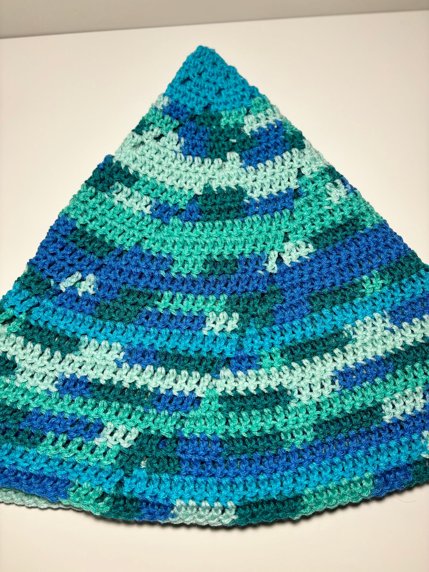 Multi Teal Baby Blanket