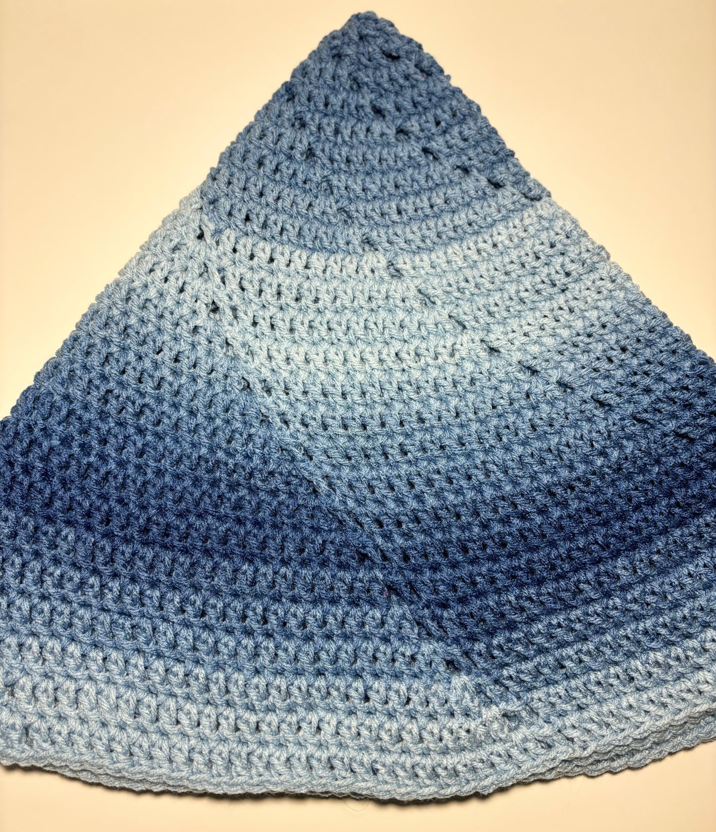 Blue Ombré Baby Blanket